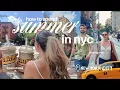 trying to beat and romanticize the hottest day of summer in NYC