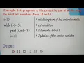 Iterative or Looping Control Structures with example program in python A Jaya Mabel Rani