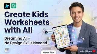 I Made Kids Worksheets Using Dreamina AI No Design Needed