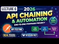 API Chaining End-to-End Automation How to Pass Variables in Postman Lecture 6 Tech Bharat