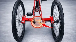 This Three-Wheeled Bicycle Deserves a Patent - Genius DIY Idea