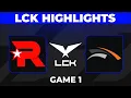 KT vs HLE Game 1 Highlights LCK 2026 Rounds 3-4 KT Rolster vs Hanwha Life Esports
