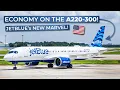 TRIPREPORT JetBlue ECONOMY Airbus A220-300 Tampa - Boston