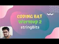 05 Codingbat Warmup 2 stringBits Java coding practice UiBrains by Naveen Saggam