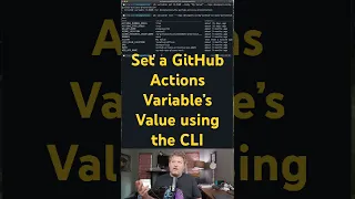 Get a GitHub Actions variable using the GitHub CLI