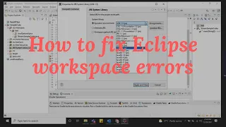 How to fix workspace issues in Eclipse clean your eclipse workspace errors