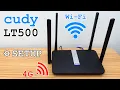 Cudy LT500 4G router Wi-Fi dual band Unboxing installation configuration and test