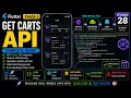 Phase 3 Production Ready App Episode 28 Get Carts API with Flutter BLoC