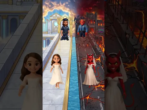 ✝️ Ángela Policía vs Mujer Diabla Policía 😈 ¿Quién ganará? #jesus  #trivia #estudobíblico  #quiz