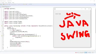 Simple Painter App in java using swing