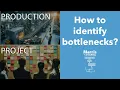 How to identify bottlenecks in production and projects