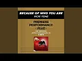 Download Lagu Because Of Who You Are (Low Key Performance Track)