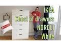 IKEA Chest of drawers NORDLI White Assembly