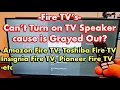 Fire TV s Can t Turn on TV Speakers Grayed Out FIXED