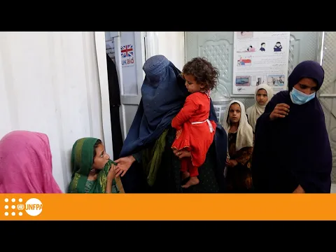 Pregnant Afghan refugees receiving vital support from UNFPA