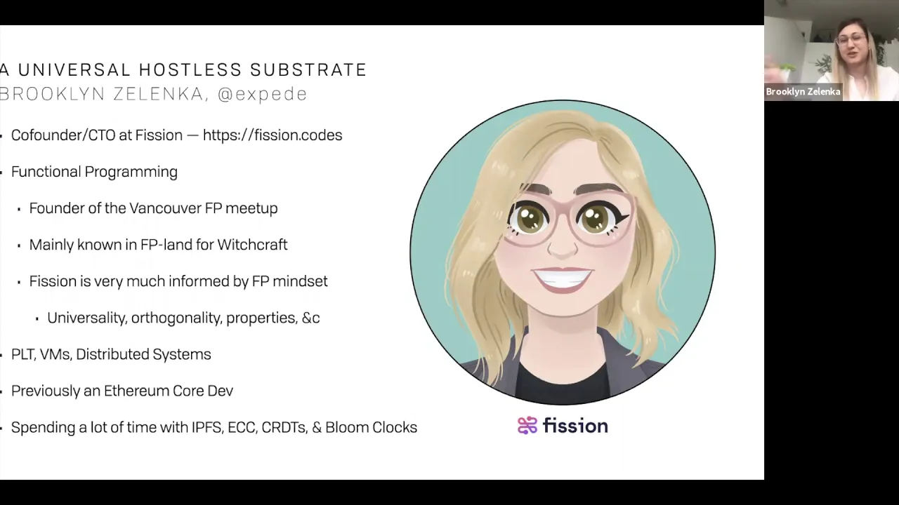 A Universal Hostless Substrate: Full Stack Web Apps Without a Backend, and More!