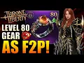 Throne Liberty - How many Days for Level 80 Gear as F2P