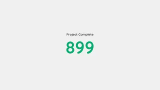 Responsive Number Counting Animation HTML CSS Javascript