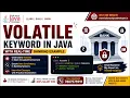 Volatile Keyword in Java Banking Example By Mr Kiran Jadhav