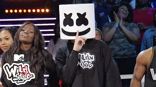 marshmello helped roast the red squad to take home the win wild n out