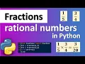 Fractions in Python - How to work with fractions in Python