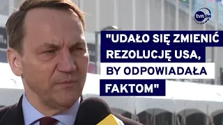Klęska Trumpa w ONZ. Sprostowana rezolucja i głosowanie razem z Rosją, Białorusią i Koreą Pn. @TVN24