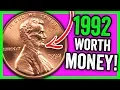 SEARCHING FOR SUPER RARE 1992 PENNIES WORTH MONEY - VALUABLE PENNY COINS