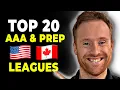 Top 20 Prep AAA Leagues in Canada US - 2025 Ranking