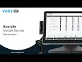 Barcode Generation - Generate Barcodes For Multiple Products VasyERP