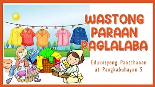 wastong paraan ng paglalaba epp teacher leng