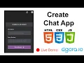 chat app using html css and javascript