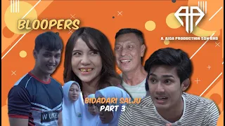 bloopers drama bidadari salju part 3 adam lee u0026 sweet qismina a aida production