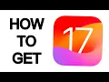 How to get iOS 17 Developer Beta for FREE Way