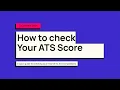 Free ATS Resume Checker Check Your CV Before You Apply