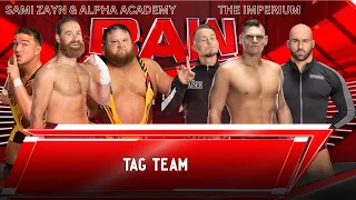 Download Sami Zayn and Alpha Academy vs The Imperium | WWE 2K24 Gameplay MP3