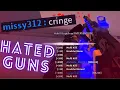 top 10 HATED GUNS in phantom forces