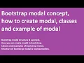 How to create bootstrap modal example of bootstrap modal bootstrap modal tutorial