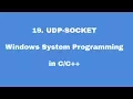 19 UDP SOCKET - Windows System Programming in