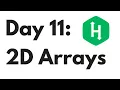 HackerRank Day 11 2D Arrays Python