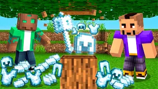 Todo lo que Rompo da OBJETOS de DIOS en Minecraft!