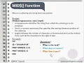 MID Function QBASIC