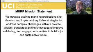2023 UC Irvine MURP Information Session