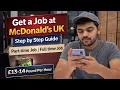 How to Get Job in McDonald s UK Part-Time Full-Time Jobs in the UK 2026