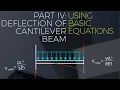 Part 4 Basic Formulas Solving Deflection of Cantilever Beam Problem Similar to Past CE Board Exam