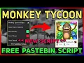 Monkey Tycoon Script - Auto Collect Deposit Buy Monkey Speed Merge More