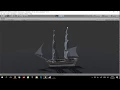 Brig Mercury Sail Simulaition Unity