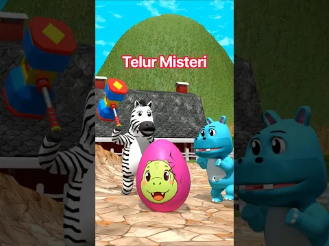Telur Misteri Shorts - Dinosaurus - Lagu Anak Indonesia Telur Kejutan