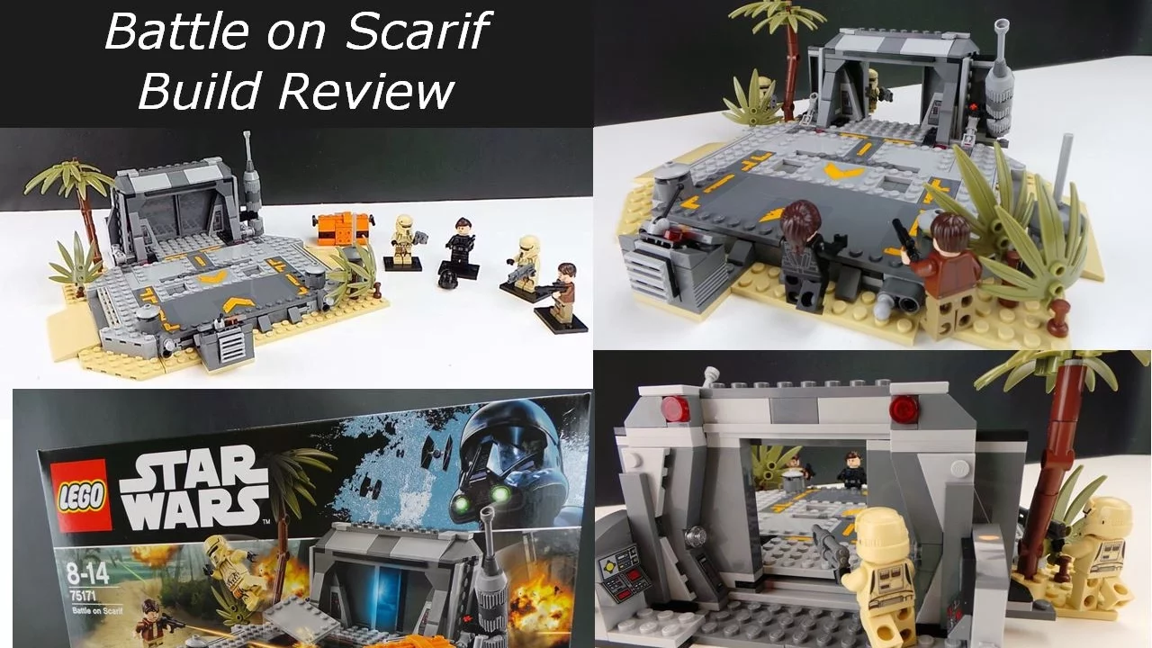 Lego Star Wars Rogue One Battle on Scarif 75171 Speed Build. 