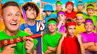 😱Я И НИКИТА VS 10 ШКОЛЬНИКОВ НА НОВУЮ НЕМЕЛЕСС БАБОЧКУ