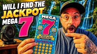 JACKPOT HUNTING FLORIDA LOTTERY SCRATCH OFF MEGA 7 ENTIRE PACK